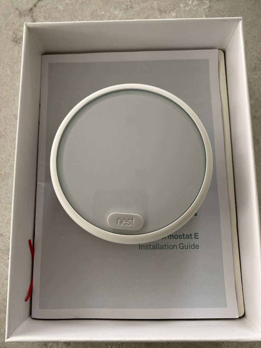 NEST Fragrances Thermostat E Backplate in White and Gray